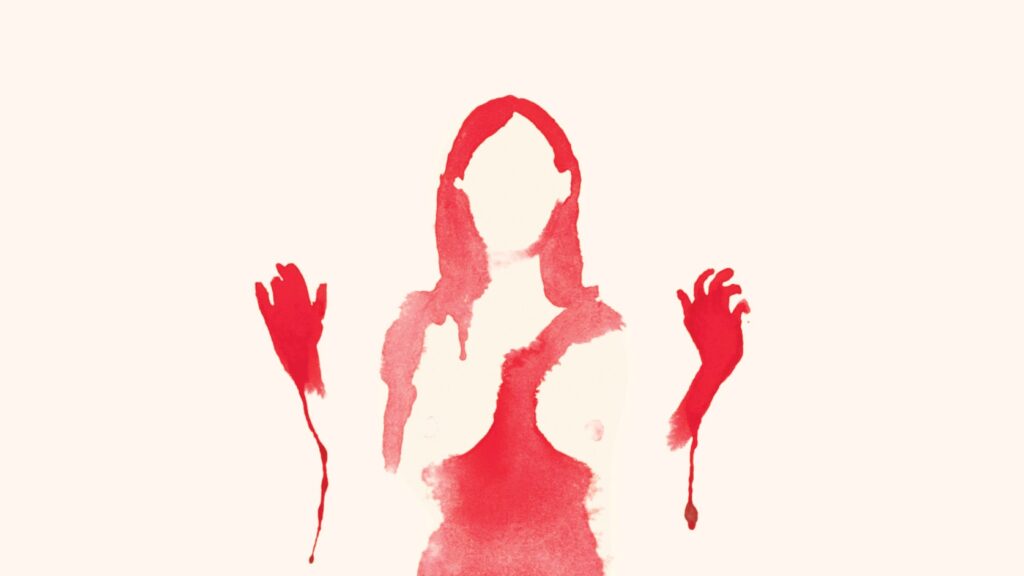 woman, blood