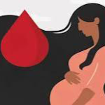 Illustration of mother holding their pregnant belly.