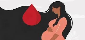 Illustration of mother holding their pregnant belly.